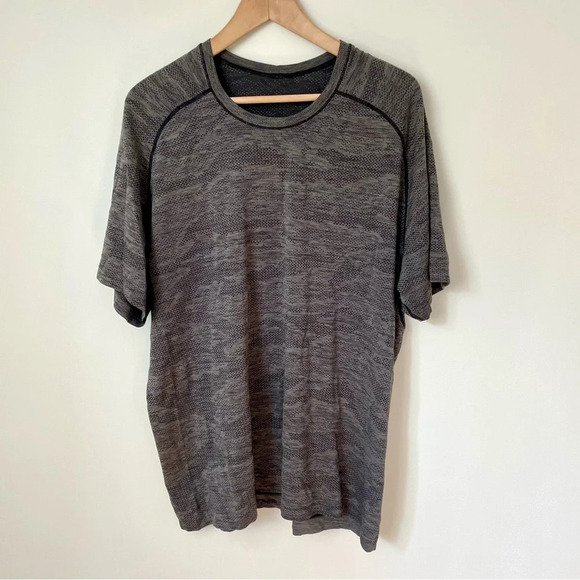 Lululemon Metal Vent Tech Short Sleeve Black/Anchor XXL - Picture 4 of 8